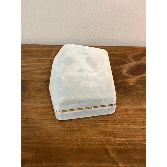 Vintage Japan Jewelry Travel Case Kanaya Brand Velvet Box Satin Interior - Picture 5 of 12